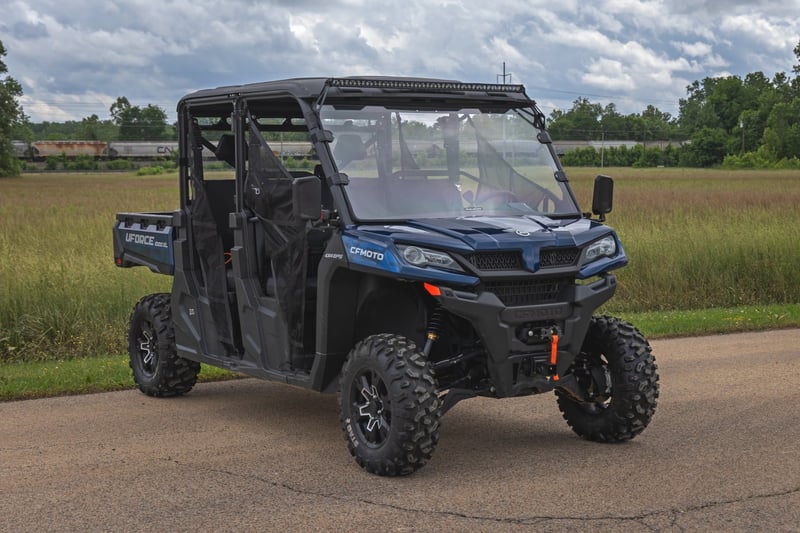 RC LED Light Kit | Front Mount | 50" Black Single Row | CFMOTO UFORCE 1000 (manufacturer page)