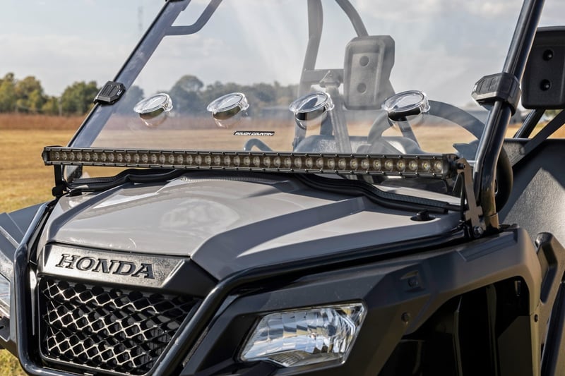 RC LED Light | Cage Mount | 40" Black | Honda Pioneer 520 (manufacturer page)