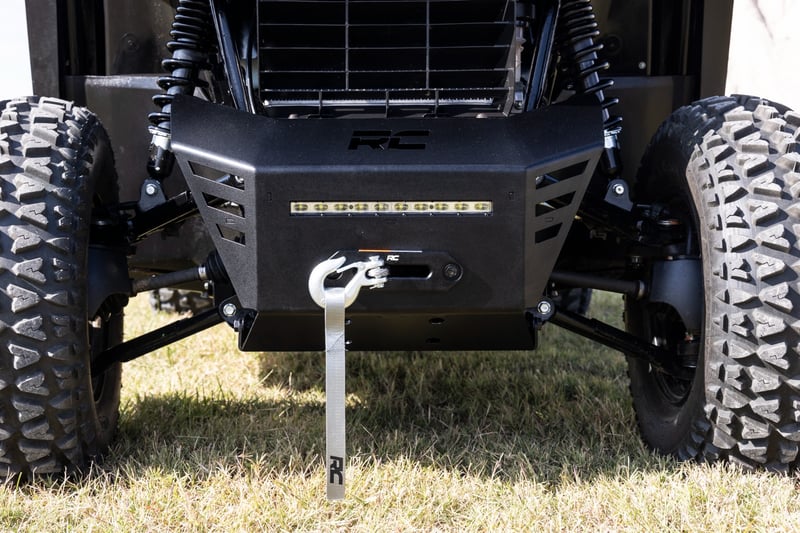 RC Winch Plate | 4500-LB Winch | 10" Black Slimline | Honda Pioneer 520 (manufacturer page)