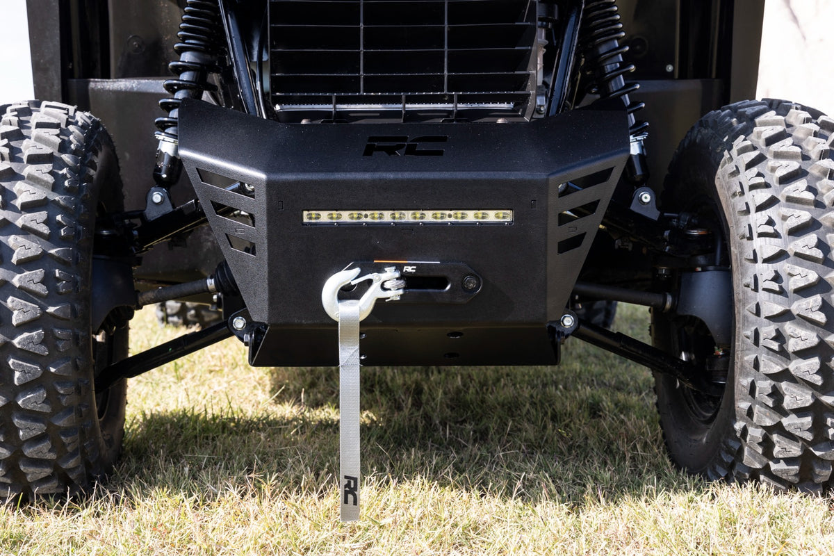 Winch Plate | 4500-LB Winch | 10" Black Slimline | Honda Pioneer 520 - Winches & Acc (Image 5 of 6)