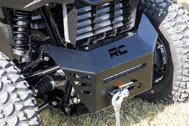 RC Winch Plate | 10" Black Slimline | Honda Pioneer 520 (manufacturer page)