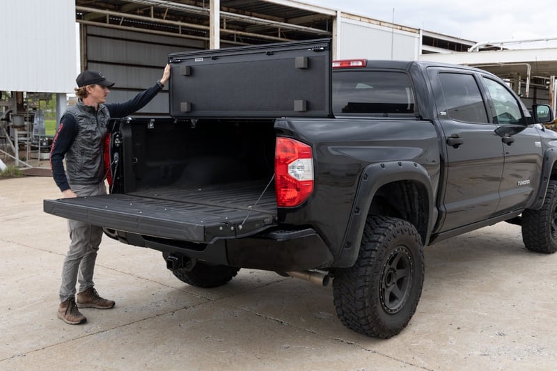 RC Hard Low Profile Bed Cover | 5'7" Bed | Toyota Tundra 2WD/4WD (2007-2021) (manufacturer page)