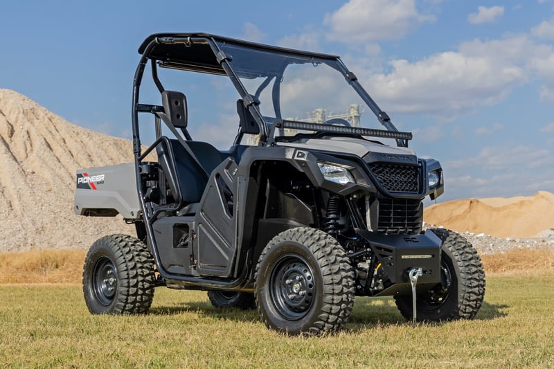 Full Windshield | Scratch Resistant | Honda Pioneer 520 (manufacturer page)