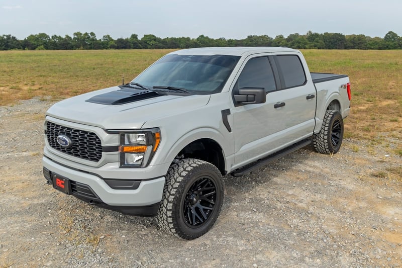 RC Hood Scoop | D1 Stone Gray | Ford F-150 2WD/4WD (2021-2026) (manufacturer page)