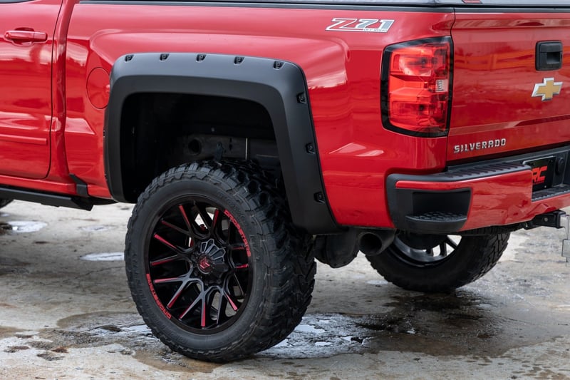 RC Pocket Fender Flares | 5'9" Bed | GJI Shadow Gray | Chevy Silverado 1500 (14-18 & Classic) (manufacturer page)