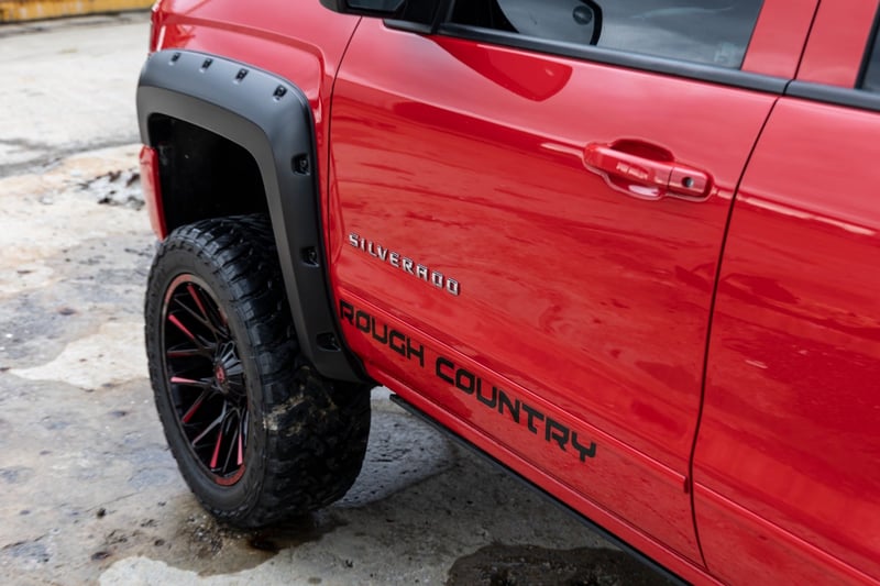 RC Pocket Fender Flares | 5'9" Bed | GBA Black | Chevy Silverado 1500 (14-18 & Classic) (manufacturer page)