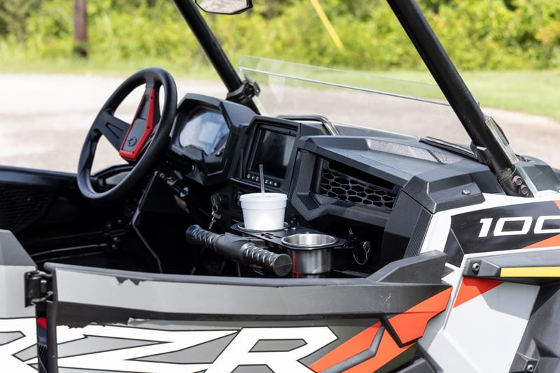 RC Passenger Grip Handle Dual Cup Holder | Polaris RZR 4 900/RZR S 1000 (manufacturer page)