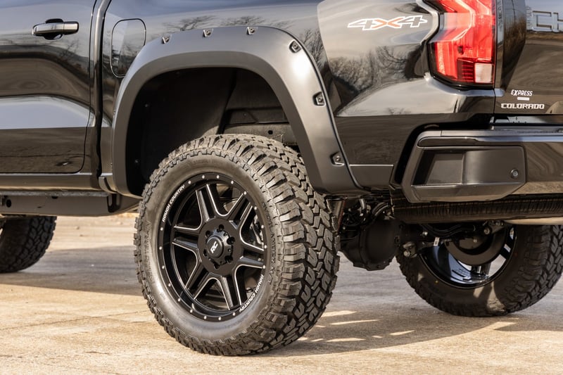 RC Pocket Fender Flares | GXD Sterling Grey Metallic | Chevy Colorado (23-26) (manufacturer page)