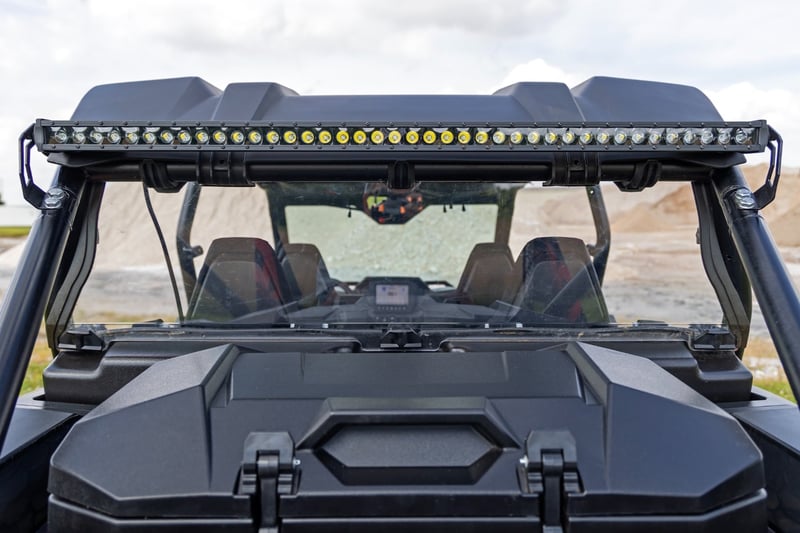 RC LED Light Kit | Rear Mount | 40" Black Single Row | Polaris RZR 1000XP4 (2024) (manufacturer page)