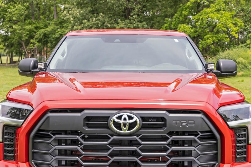 RC LED Light Kit | Ditch Mount | 3" OSRAM | Wide | Toyota Tundra 2WD/4WD (22-26) (manufacturer page)