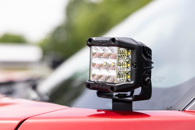 RC LED Light Kit | Ditch Mount | 3" OSRAM | Wide | Toyota Tundra 2WD/4WD (22-26) (manufacturer page)