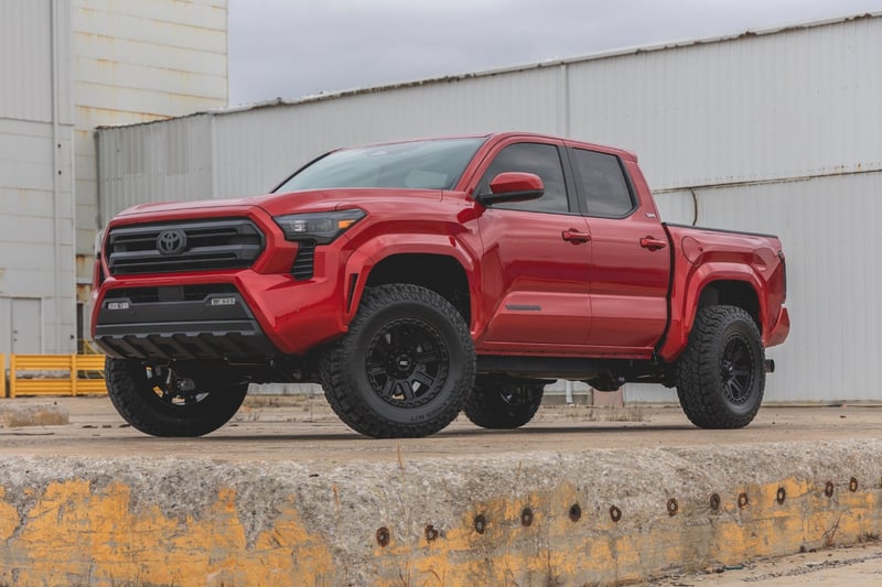 RC M1R Reservoir Leveling Struts | Adjustable Height | Front | Toyota Tacoma (24-26) (manufacturer page)