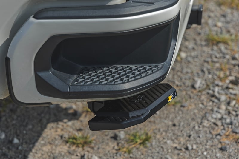 RC Retractable Bed Step | Manual Pull | Chevy/GMC 1500 (19-26) (manufacturer page)
