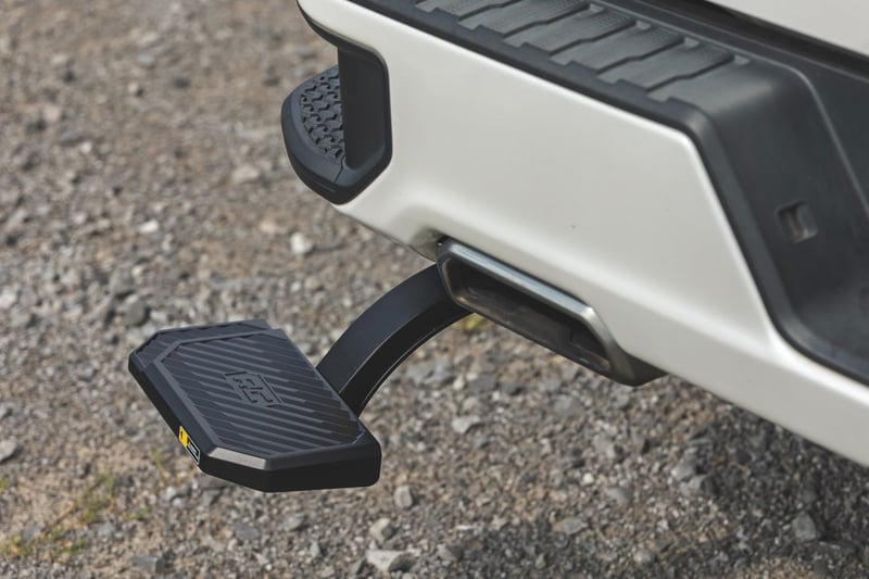 RC Retractable Bed Step | Manual Pull | Chevy/GMC 1500 (19-26) (manufacturer page)