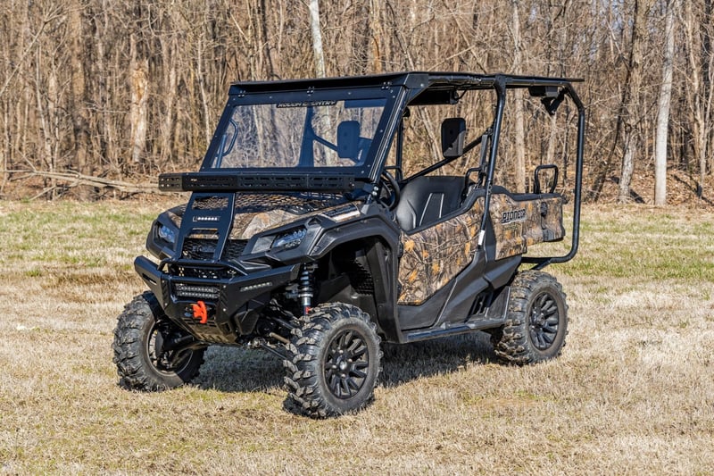 RC Electric Tilt Windshield | Glass | Honda Pioneer 1000 (manufacturer page)