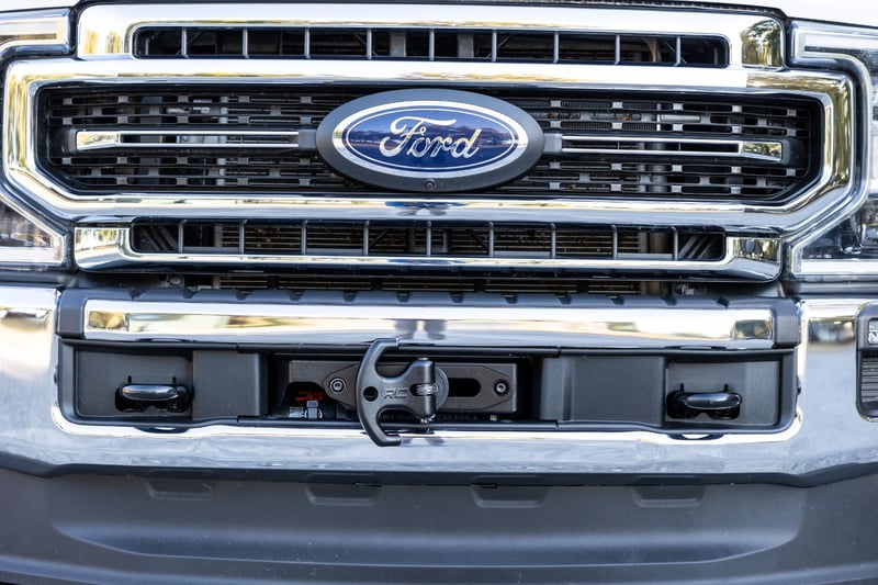 RC Hidden Winch Mount | PRO12000S | Ford F-250/F-350 Super Duty 2WD/4WD (20-22) (manufacturer page)