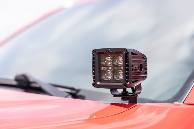 RC LED Light Kit | Ditch Mount | 3" OSRAM | Wide | Toyota Tacoma 2WD/4WD (05-15) (manufacturer page)