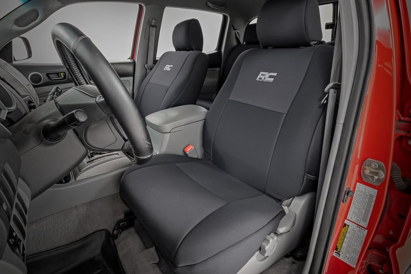 RC Seat Covers | FR & RR | Crew Cab | Toyota Tacoma 2WD/4WD (2005-2015) (manufacturer page)
