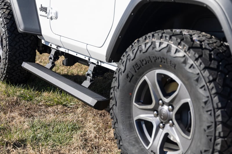 RC Power Running Boards | Dual Electric Motor | 2 Door | Jeep Wrangler JL (18-26) (manufacturer page)