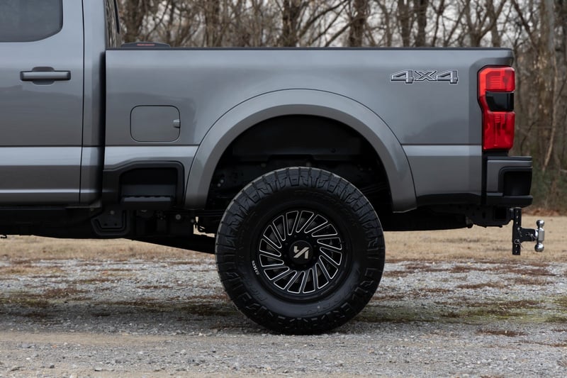 RC Sport Fender Flares | E9 Argon Blue | Ford F-250/F-350 Super Duty (23-26) (manufacturer page)
