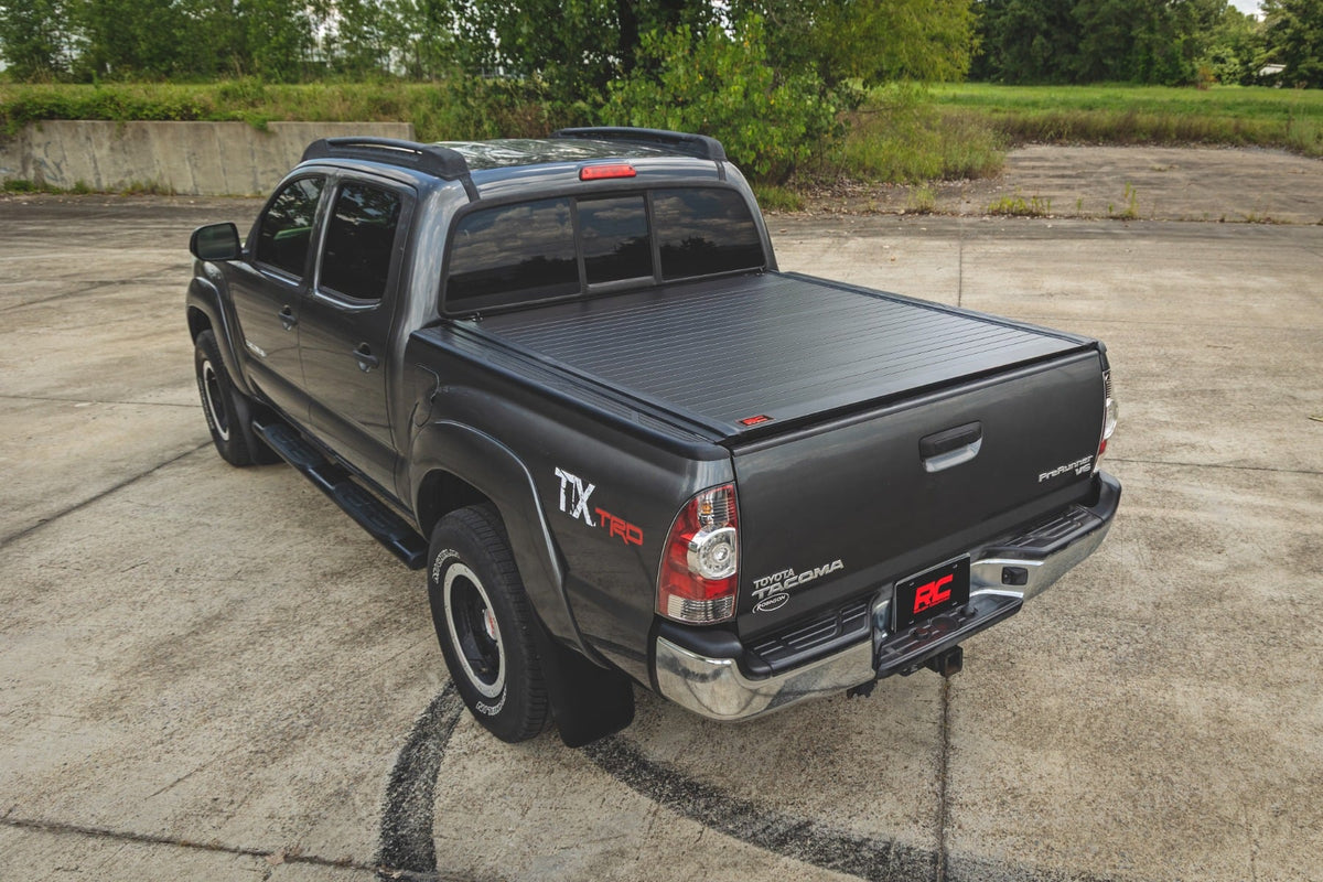 Rough Country 50415500 Hard Roll Up Bed Cover | 5' Bed | Toyota Tacoma 2WD/4WD (2005-2015) - Studio View 6