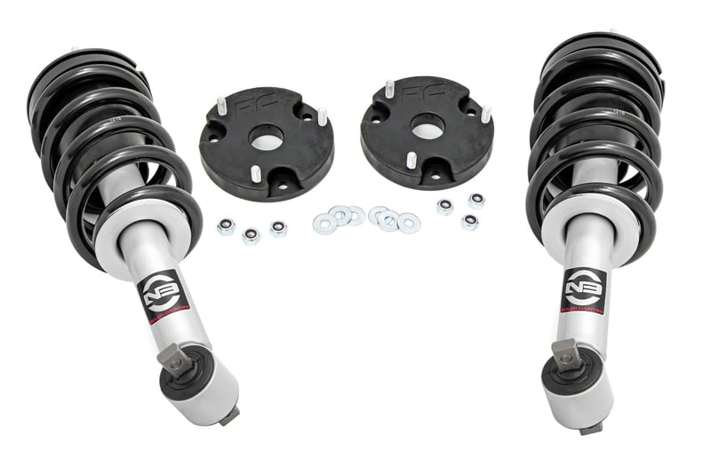 RC 2 Inch Lift Kit | M1 Struts | Chevy/GMC SUV 1500 4WD (2021-2026) (manufacturer page)