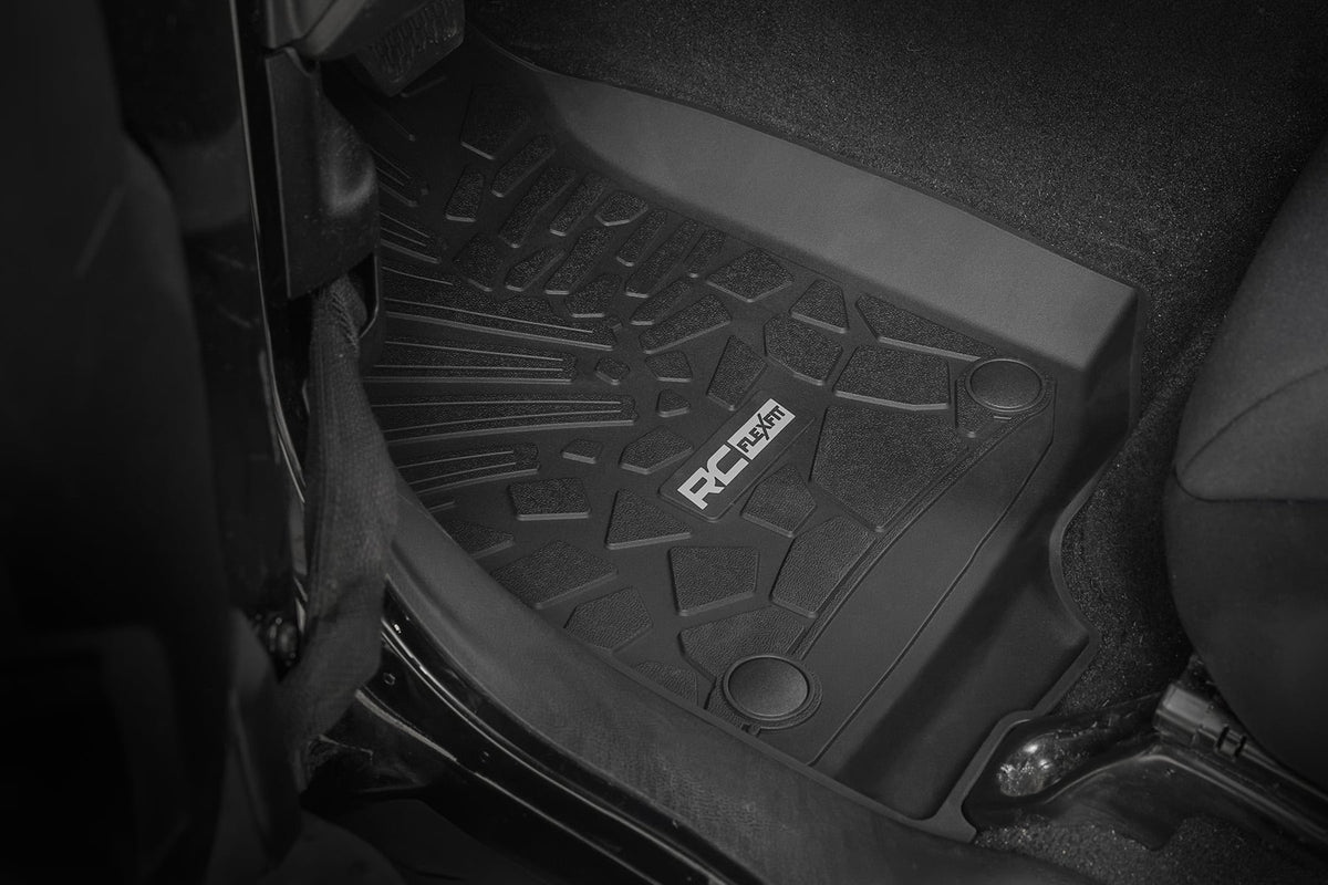 Flex Fit Floor Mats | FR & RR | 4 Door | Jeep Wrangler Unlimited 4WD (18-26) - Interior & Mats (Image 2 of 5)