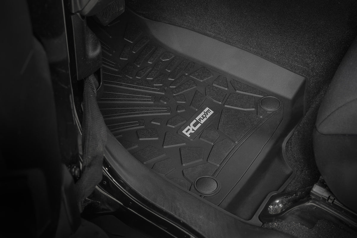 Flex Fit Floor Mats | FR | 4 Door | Jeep Wrangler Unlimited 4WD (2018-2026) - Interior & Mats (Image 2 of 4)