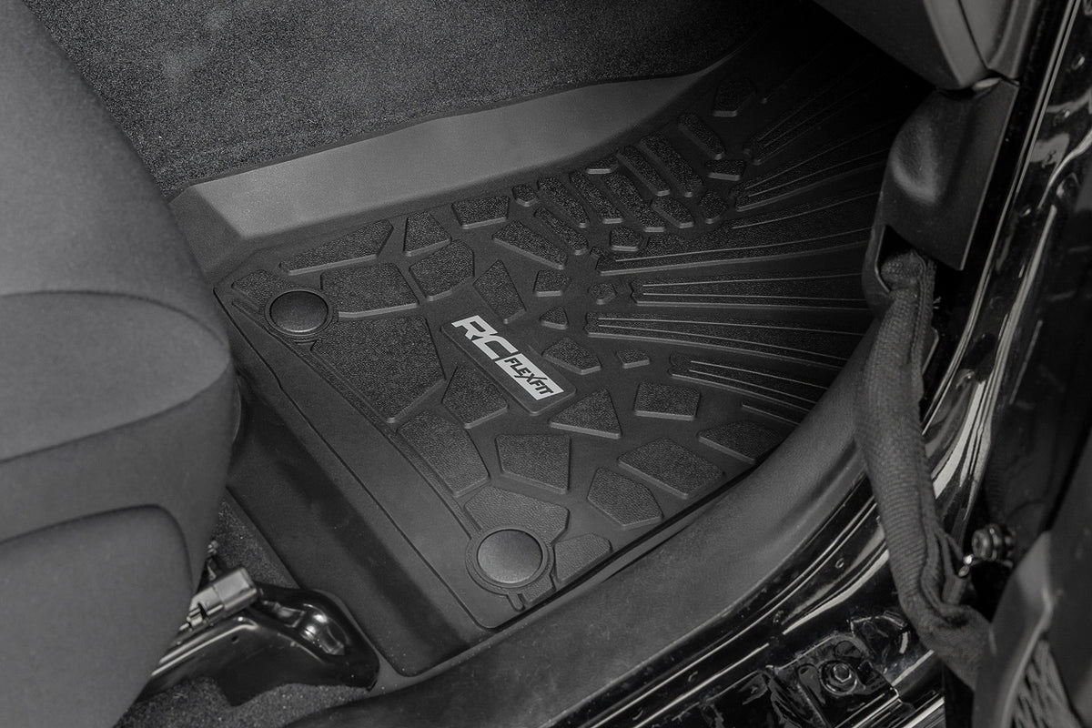 Flex Fit Floor Mats | FR | 4 Door | Jeep Wrangler Unlimited 4WD (2018-2026) - Interior & Mats (Image 3 of 4)