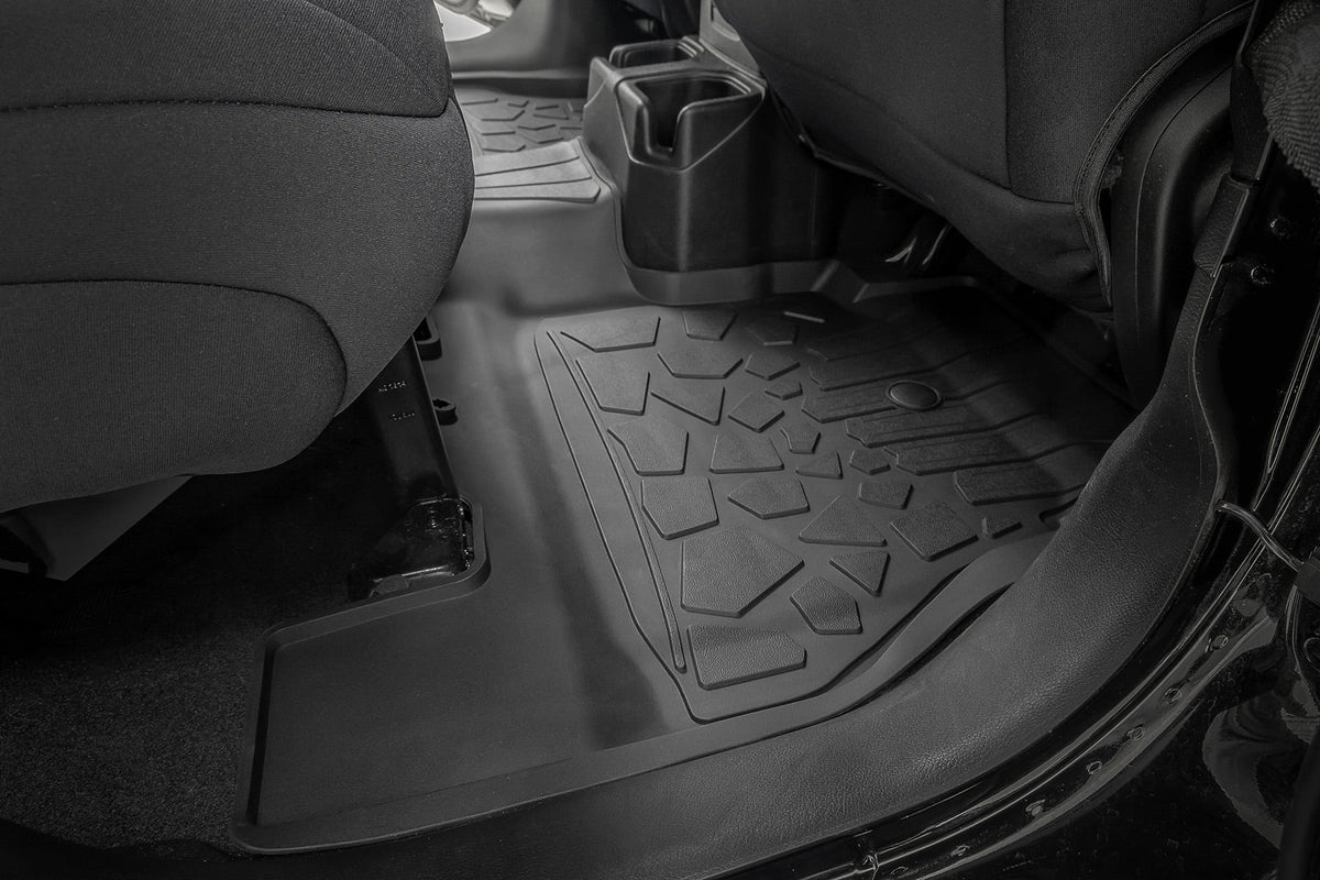Flex Fit Floor Mats | FR & RR | 4 Door | Jeep Wrangler Unlimited 4WD (18-26) - Interior & Mats (Image 4 of 5)