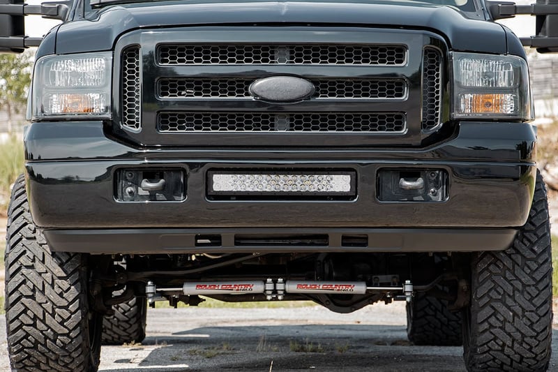 RC LED Light Kit | Bumper | 20" Chrome Dual Row | Amber DRL | Ford F-250/F-350 Super Duty (05-07) (manufacturer page)