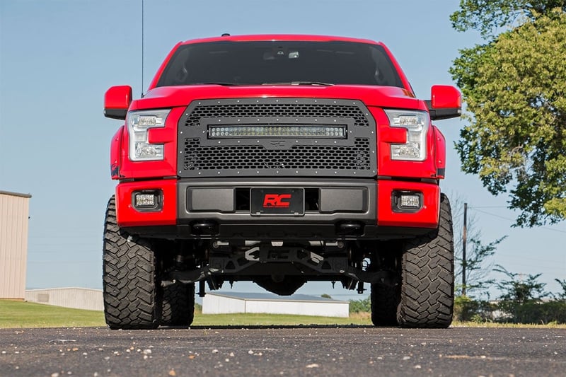 RC Mesh Grille | 30" Dual Row LED | Black Ser | Ford F-150 2WD/4WD (2015-2017) (manufacturer page)