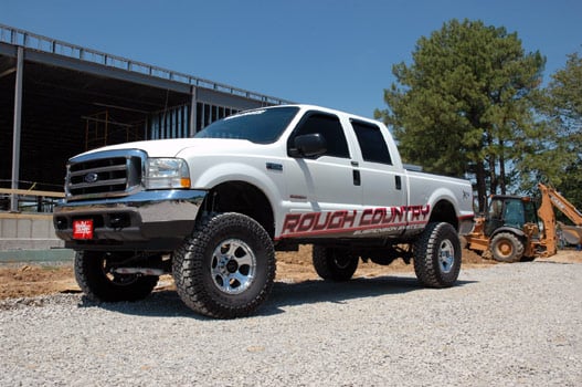 RC 4 Inch Lift Kit | Rear Blocks | V2 | Ford F-250/F-350 Super Duty 4WD (99-04) (manufacturer page)