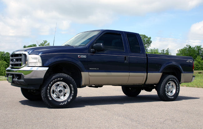 RC 2.5 Inch Leveling Kit | Leaf Spring | M1 | Ford F-250/F-350 Super Duty (99-04) (manufacturer page)