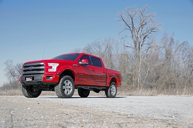 RC 4 Inch Lift Kit | M1 Struts/M1 | Ford F-150 4WD (2015-2020) (manufacturer page)