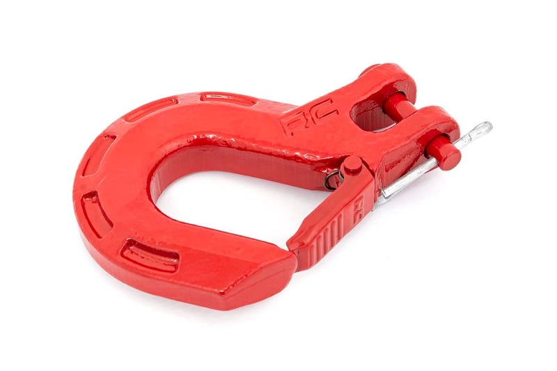 RC Winch Hook | Forged | Red (manufacturer page)