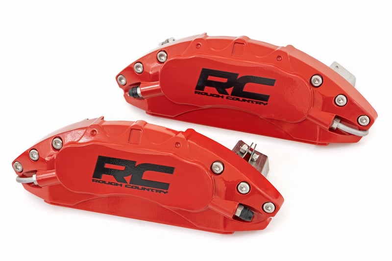 RC Caliper Covers | Front and Rear | Red | Ram 1500 2WD/4WD (2019-2026) (manufacturer page)