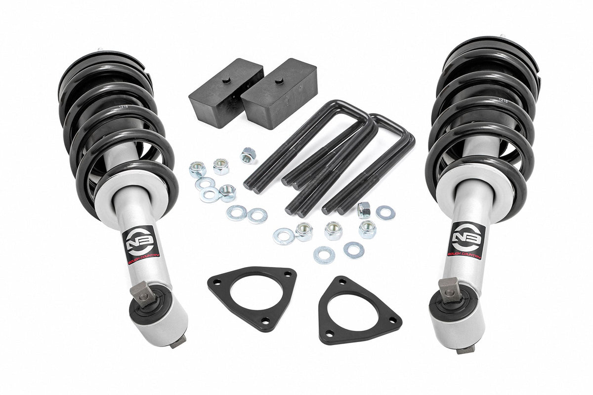 2.5 Inch Lift Kit | Alu/Cast Steel | N3 Strut | Chevy/GMC 1500 (07-18) - Leveling Kits (Image 1 of 6)