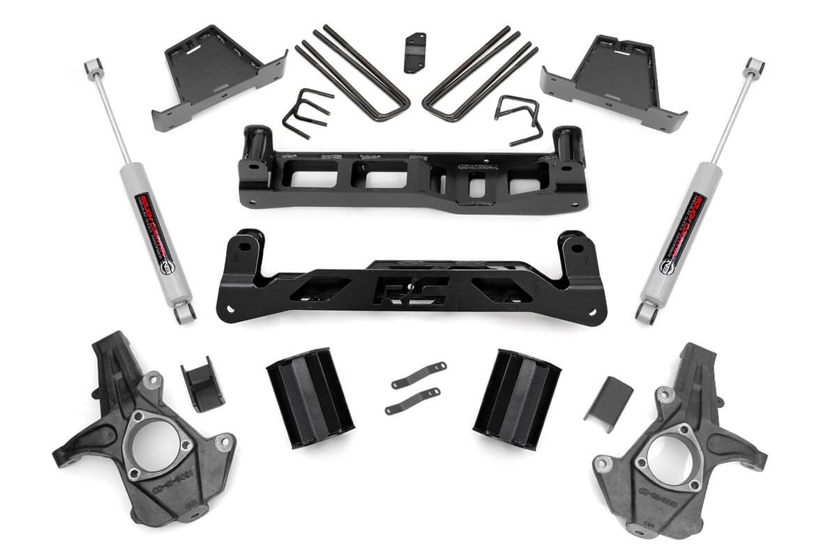 RC 7.5 Inch Lift Kit | N3 Struts | Chevy/GMC 1500 2WD (07-13) (manufacturer page)
