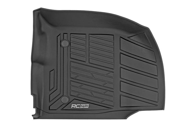 RC Flex-Fit Floor Mats | FR & RR | FR Bucket | Crew | Chevy/GMC 1500/2500HD/3500HD (19-26) (manufacturer page)