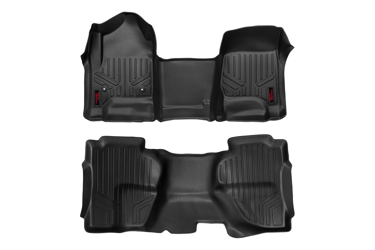Floor Mats | FR & RR | OV Hump | Ext Cb | Chevy/GMC 1500/2500HD/3500HD 2WD/4WD - Interior & Mats (Image 1 of 2)