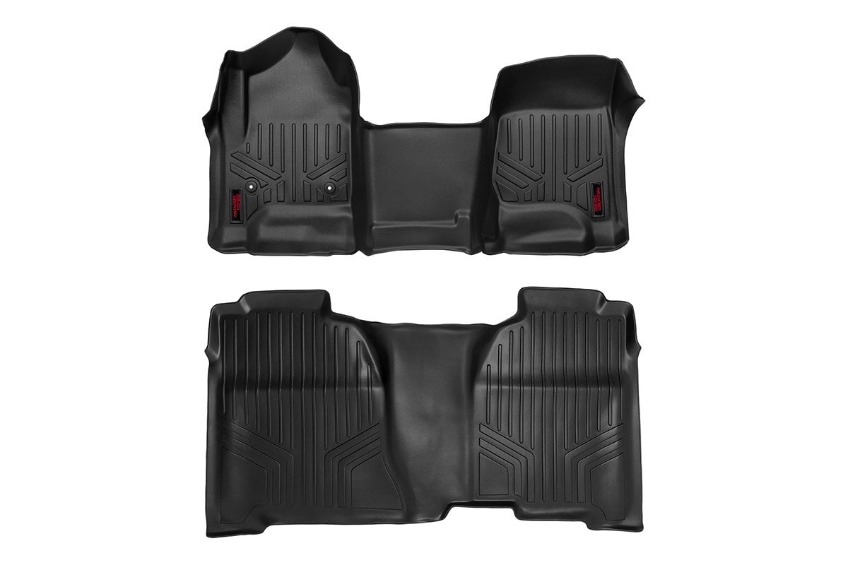 Floor Mats | FR & RR | OV Hump | Crew | Chevy/GMC 1500/2500HD/3500HD 2WD/4WD - Interior & Mats (Image 1 of 2)