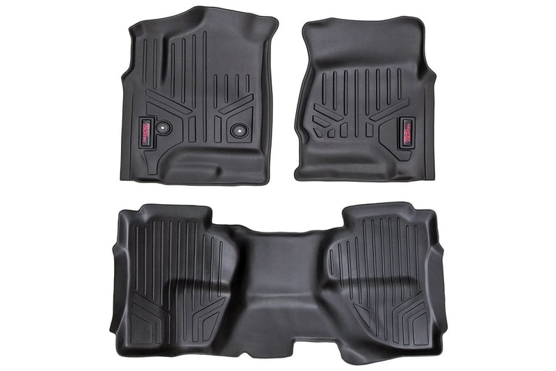 RC Floor Mats | FR & RR | OV Hump | Crew | Chevy/GMC 1500/2500HD/3500HD 2WD/4WD (manufacturer page)