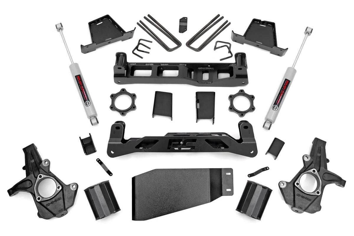 7.5 Inch Lift Kit | Chevy Silverado & GMC Sierra 1500 4WD (2007-2013) - Susp Lift Kits 4wd (Image 1 of 5)