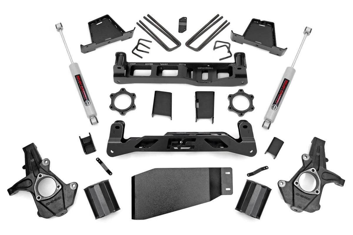 RC 7.5 Inch Lift Kit | Chevy Silverado & GMC Sierra 1500 4WD (2007-2013) (manufacturer page)