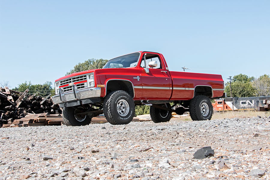 4 Inch Lift Kit | 52 Inch Rear Springs | Chevy/GMC C10/K10 Truck & SUV/K5 Blazer (73-76) - Susp Lift Kits 4wd (Image 2 of 2)