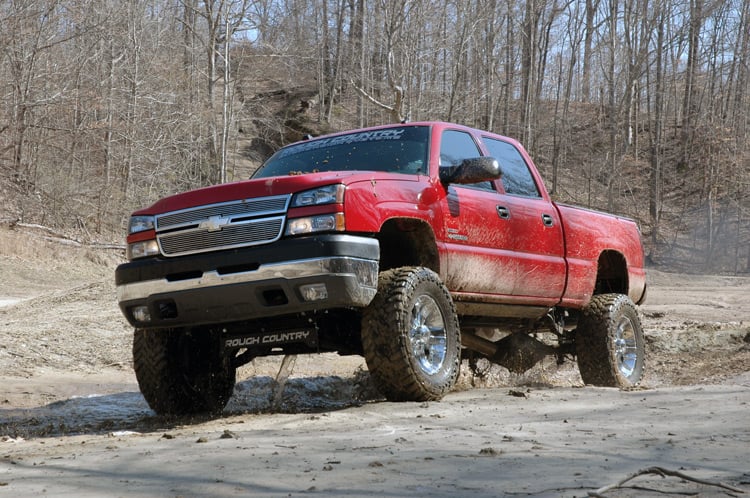 Rough Country 29770 6 Inch Lift Kit | V2 | Chevy Silverado & GMC Sierra 2500HD 4WD (2001-2010) - Image 2