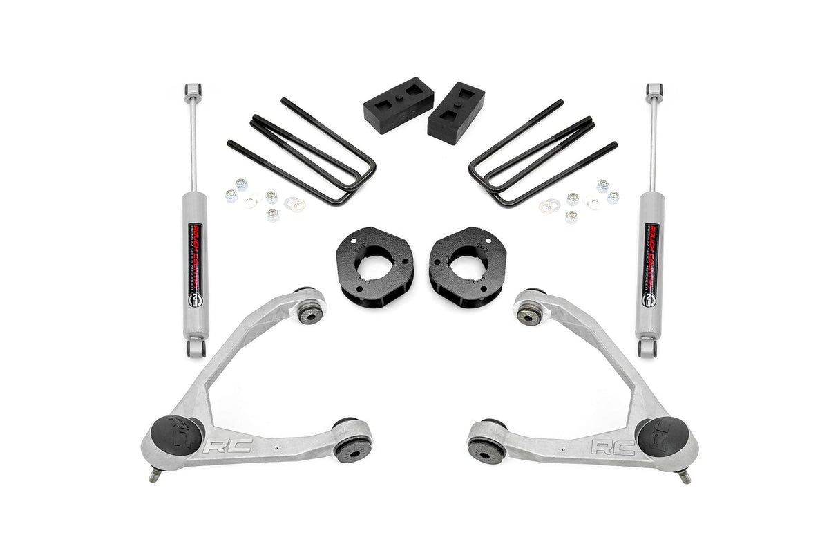 3.5 Inch Lift Kit | Forged UCA | Cast Steel | Chevy/GMC 1500 (07-16) - Susp Lift Kits 2wd