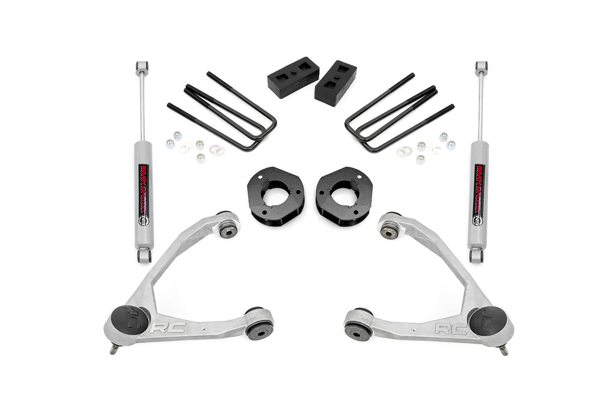 Rough Country 19831 3.5 Inch Lift Kit | Forged UCA | Cast Steel | Chevy/GMC 1500 (07-16) - Image 2