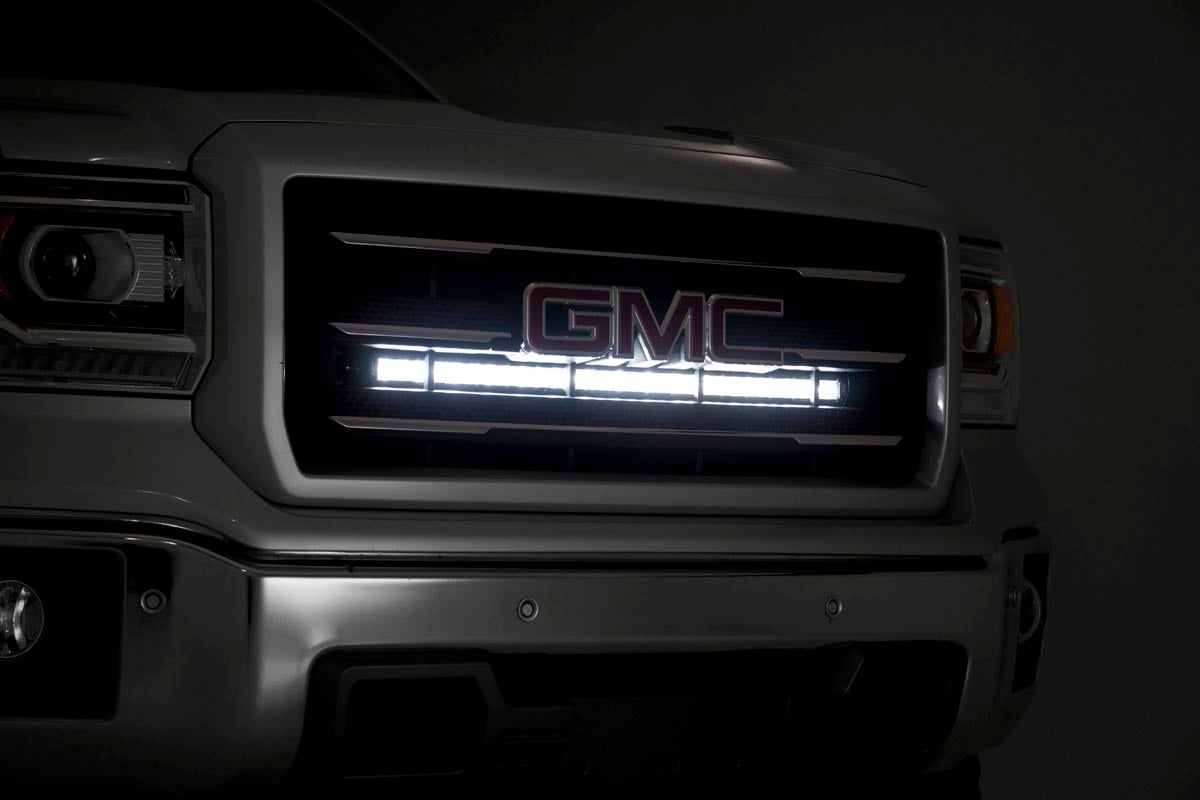 LED Light Kit | Behind Grille Mount | 30" Chrome Single Row | Chevy/GMC 1500 (14-18 & Classic) - Lighting & Acc (Image 4 of 5)